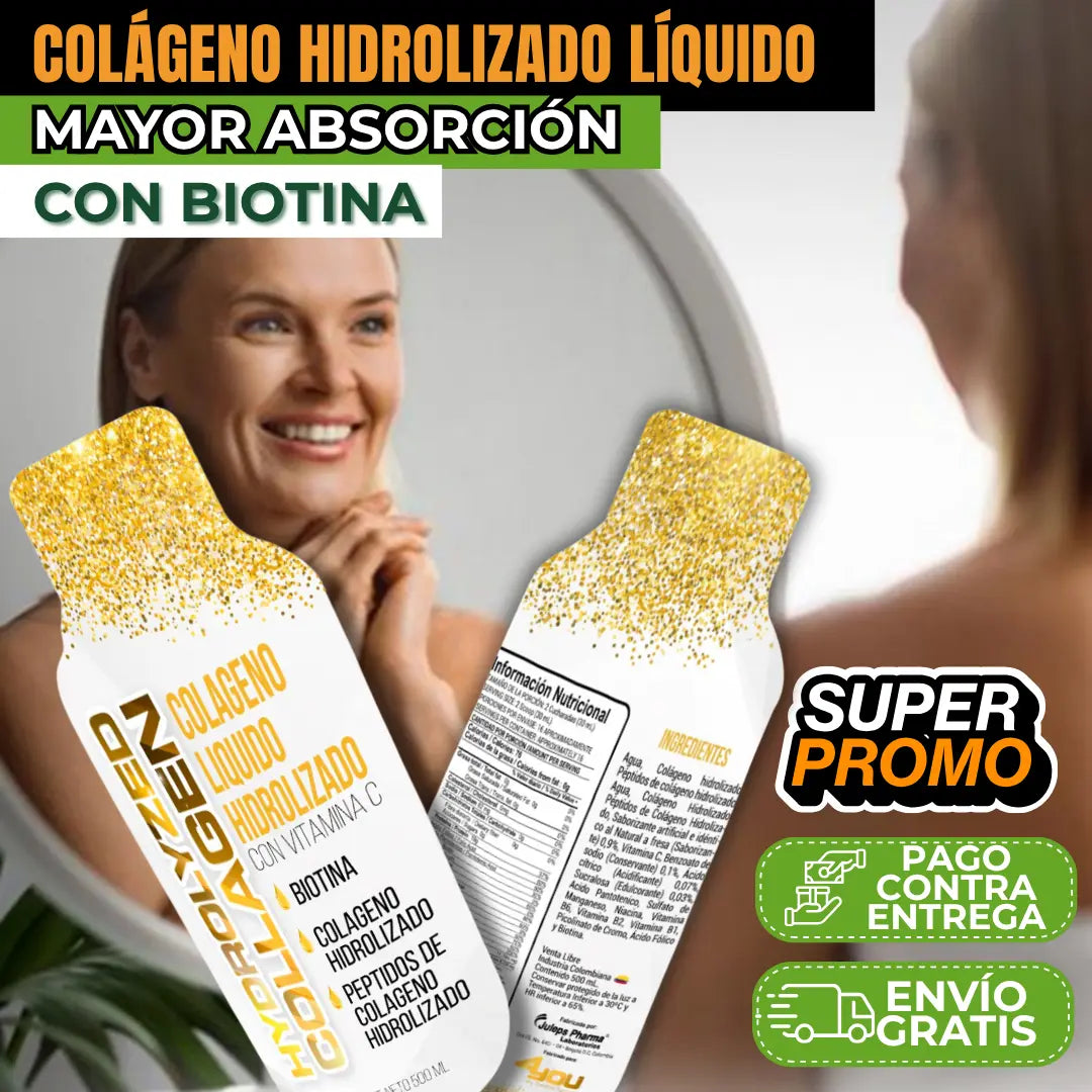 COLAGENO HIDROLIZADO EN LIQUIDO x 500Ml
