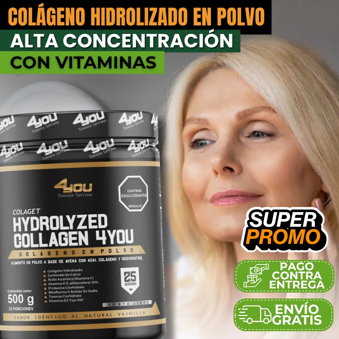 COLAGENO HIDROLIZADO EN POLVO X 500g